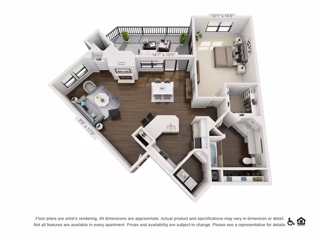 Unit 0730 0730 floor plan